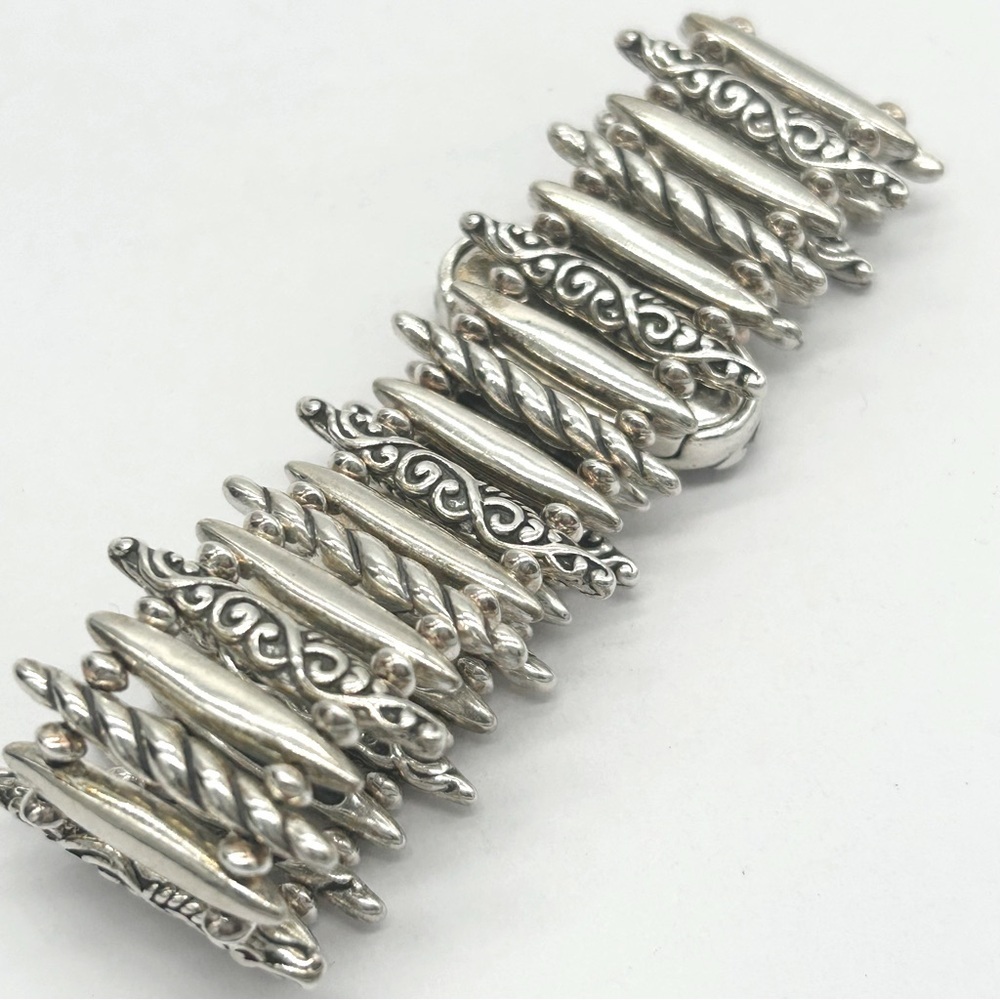 Carolyn Pollack American West Sterling Silver Saucer Bead Bracelet $599 - Picture 4 of 6